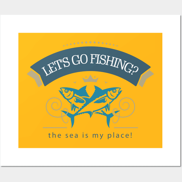 Let's go fishing? Wall Art by PAULO GUSTTAVO